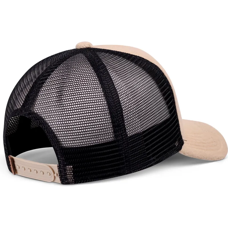 braune-und-schwarze-trucker-kappe-hft-pole-fleece-von-djinns braune-und-schwarze-trucker-kappe-hft-pole-fleece-von-djinns