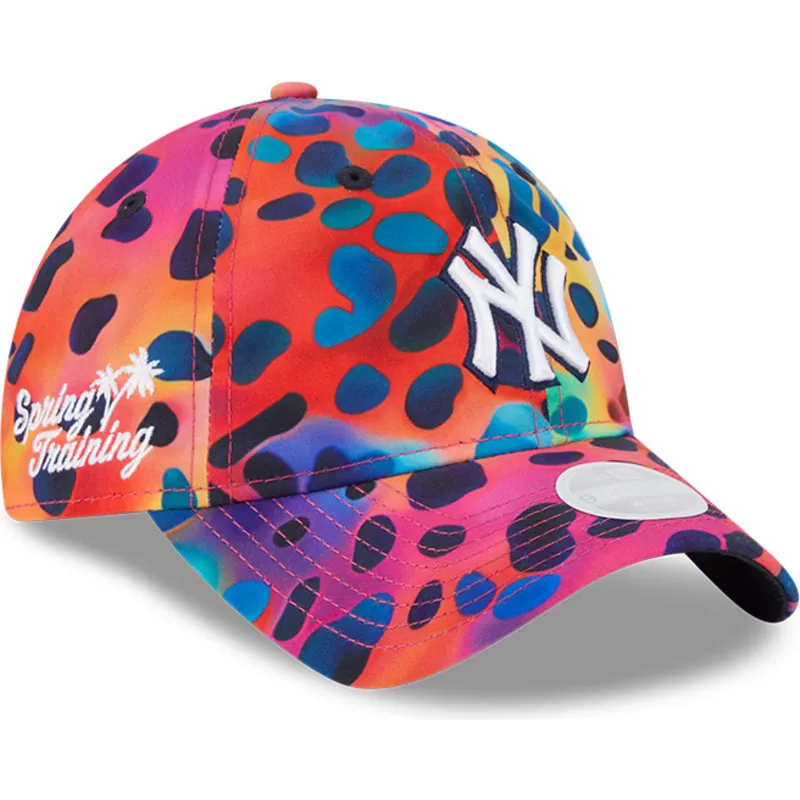 mehrfarbige-verstellbare-gebogene-kappe-fur-damen-9twenty-spots-spring-training-fan-pack-2025-von-new-york-yankees-mlb-von-new-e mehrfarbige-verstellbare-gebogene-kappe-fur-damen-9twenty-spots-spring-training-fan-pack-2025-von-new-york-yankees-mlb-von-new-e