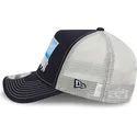 trucker-cap-marineblau-und-weiss-9forty-a-frame-patch-spring-training-fan-pack-2025-von-new-york-yankees-mlb-von-new-era