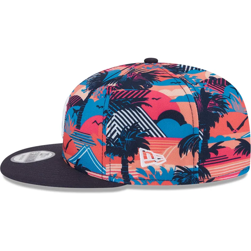 mehrfarbige-flache-snapback-kappe-9fifty-printed-spring-training-fan-pack-2025-der-new-york-yankees-mlb-von-new-era