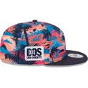 mehrfarbige-flache-snapback-kappe-9fifty-printed-spring-training-fan-pack-2025-der-boston-red-sox-mlb-von-new-era