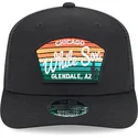 schwarze-trucker-cap-9seventy-stretch-snap-mesh-spring-training-fan-pack-2025-der-chicago-white-sox-mlb-von-new-era