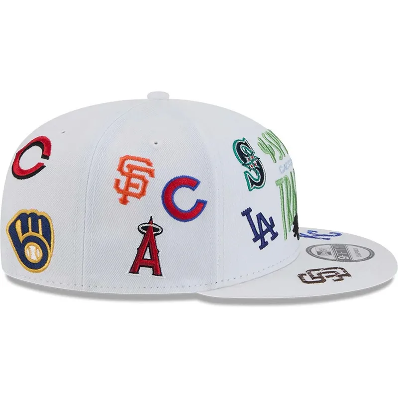 weisse-flache-snapback-kappe-9fifty-scatter-spring-training-fan-pack-2025-von-mlb-cactus-league-logo-von-new-era weisse-flache-snapback-kappe-9fifty-scatter-spring-training-fan-pack-2025-von-mlb-cactus-league-logo-von-new-era