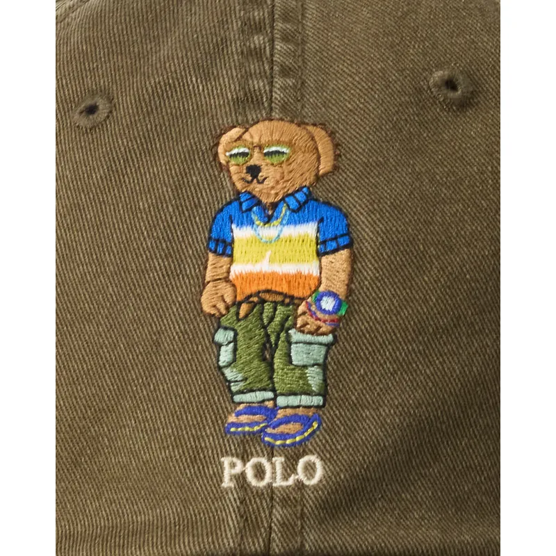 dunkelgrune-verstellbare-curved-cap-classic-sport-polo-bear-von-polo-ralph-lauren