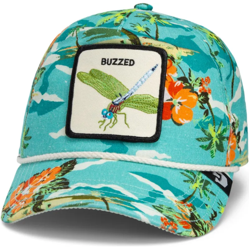 blaue-gebogene-snapback-kappe-libelle-buzzed-hapy-our-salty-rim-the-farm-von-goorin-bros