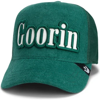 Casquette trucker verte Full Flavor Wordmark French Terry Goorin Bros.