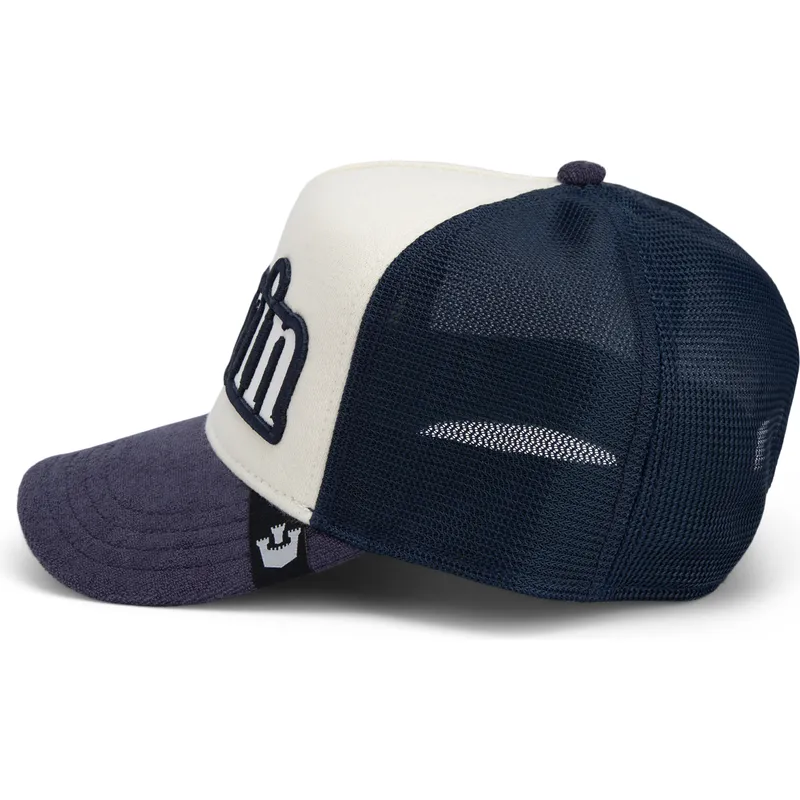 trucker-cap-beige-und-marineblau-full-flavor-wordmark-french-terry-von-goorin-bros