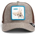 trucker-cap-braun-hund-chihuahua-amigo-suited-friend-business-professional-the-farm-von-goorin-bros