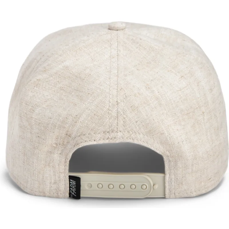 beige-gebogene-snapback-kappe-bandit-coyote-cloth-rugged-comfort-the-farm-von-goorin-bros beige-gebogene-snapback-kappe-bandit-coyote-cloth-rugged-comfort-the-farm-von-goorin-bros