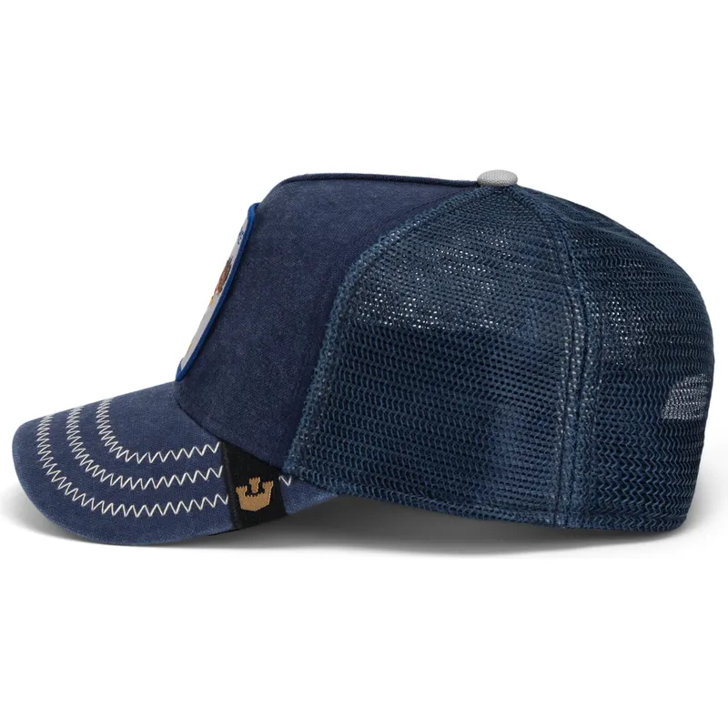 trucker-cap-marineblau-adler-fierce-bird-of-prey-core-canvas-the-farm-von-goorin-bros trucker-cap-marineblau-adler-fierce-bird-of-prey-core-canvas-the-farm-von-goorin-bros
