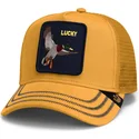 casquette-trucker-jaune-canard-lucky-gotta-be-quicker-core-canvas-the-farm-goorin-bros