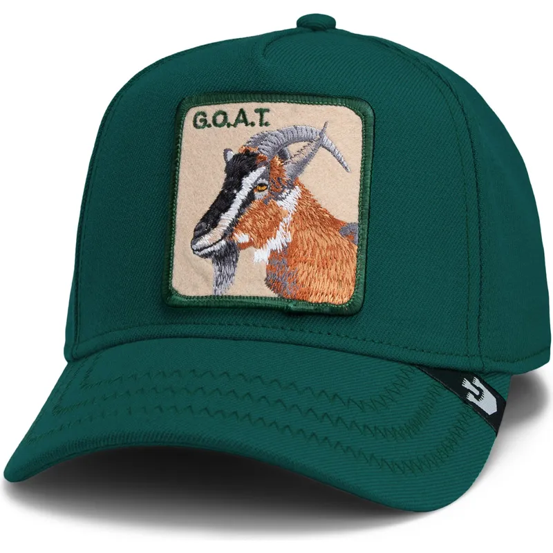 grune-gebogene-snapback-kappe-ziege-goat-greatest-field-100-the-farm-von-goorin-bros grune-gebogene-snapback-kappe-ziege-goat-greatest-field-100-the-farm-von-goorin-bros