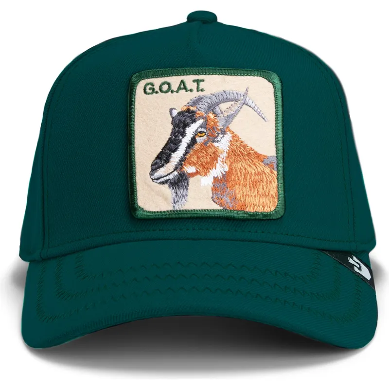 grune-gebogene-snapback-kappe-ziege-goat-greatest-field-100-the-farm-von-goorin-bros grune-gebogene-snapback-kappe-ziege-goat-greatest-field-100-the-farm-von-goorin-bros