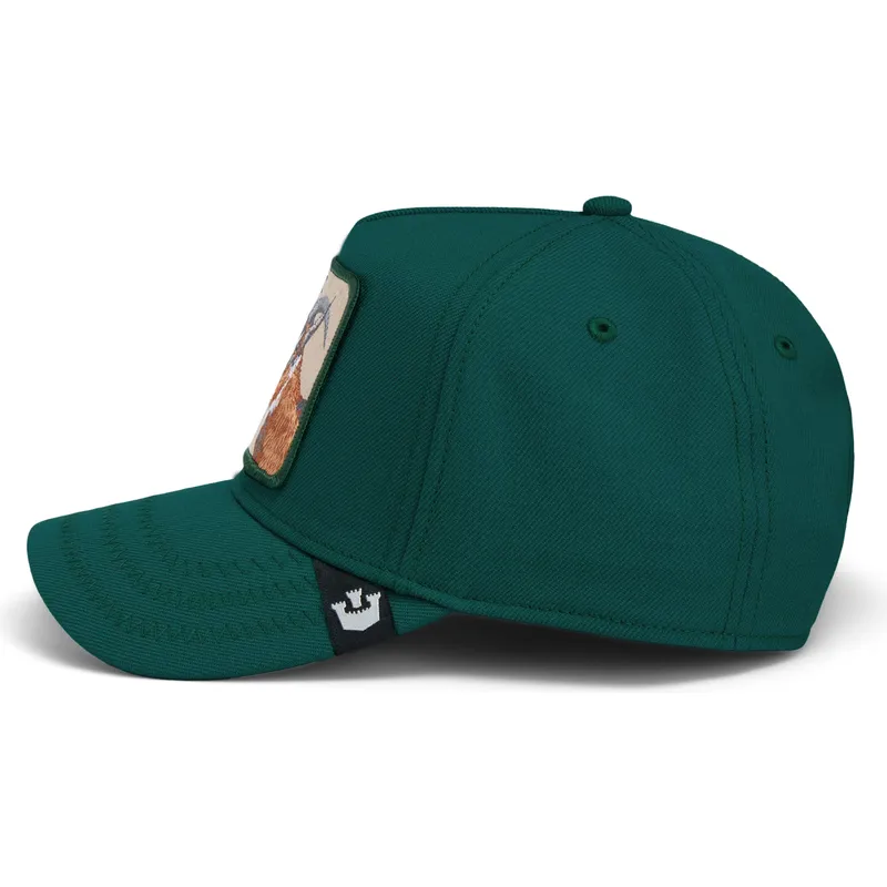 grune-gebogene-snapback-kappe-ziege-goat-greatest-field-100-the-farm-von-goorin-bros grune-gebogene-snapback-kappe-ziege-goat-greatest-field-100-the-farm-von-goorin-bros