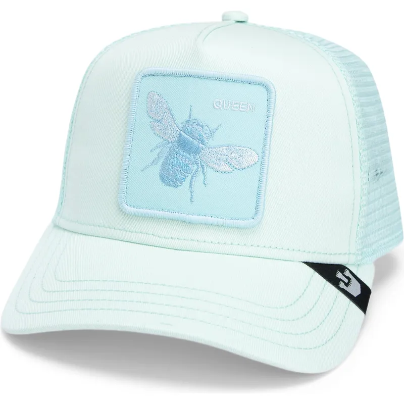 trucker-cap-blau-biene-mirage-queen-chroma-wave-the-farm-von-goorin-bros