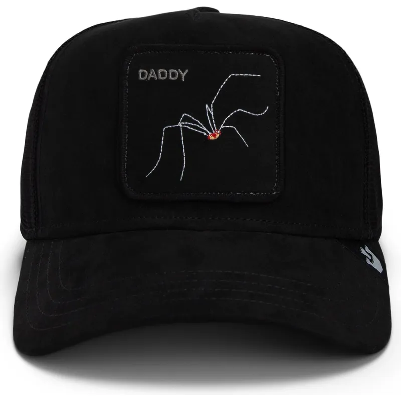 trucker-cap-schwarz-spinne-daddy-the-suede-spider-global-core-micro-suede-the-farm-von-goorin-bros trucker-cap-schwarz-spinne-daddy-the-suede-spider-global-core-micro-suede-the-farm-von-goorin-bros