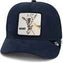 casquette-trucker-bleue-marine-chevre-the-suede-goat-global-core-micro-suede-the-farm-goorin-bros