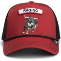trucker-cap-rot-und-schwarz-stier-gb2-raging-bull-the-rocker-the-farm-von-goorin-bros
