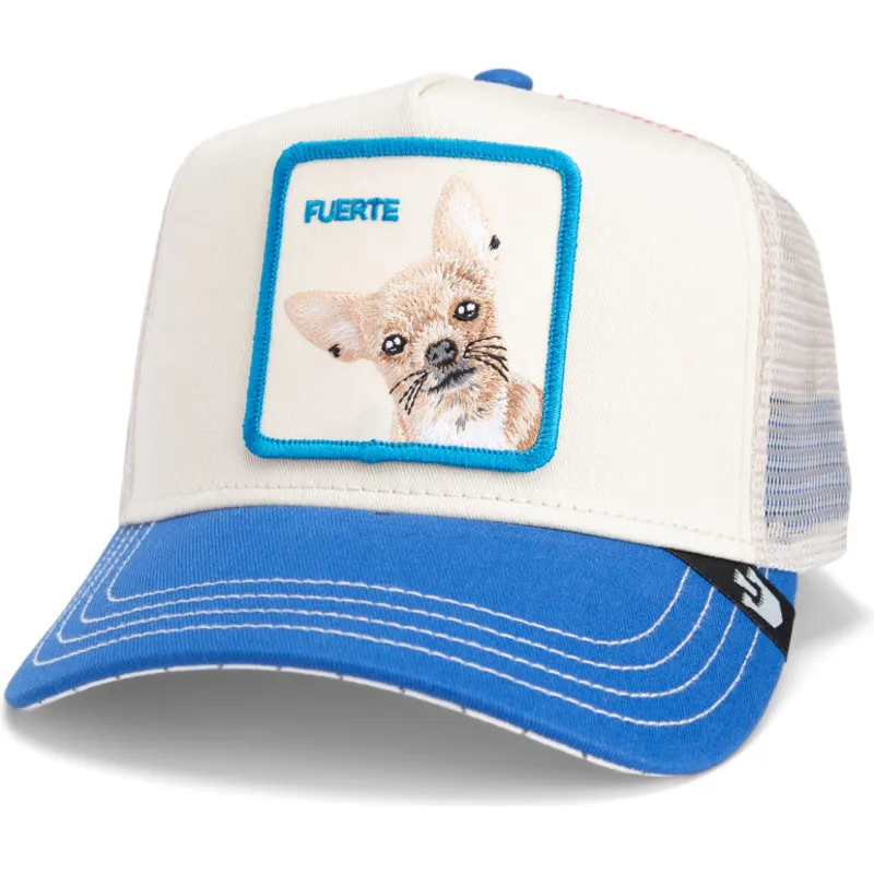 trucker-cap-beige-und-blau-chihuahua-hund-the-fuerte-dog-fab-farm-von-goorin-bros