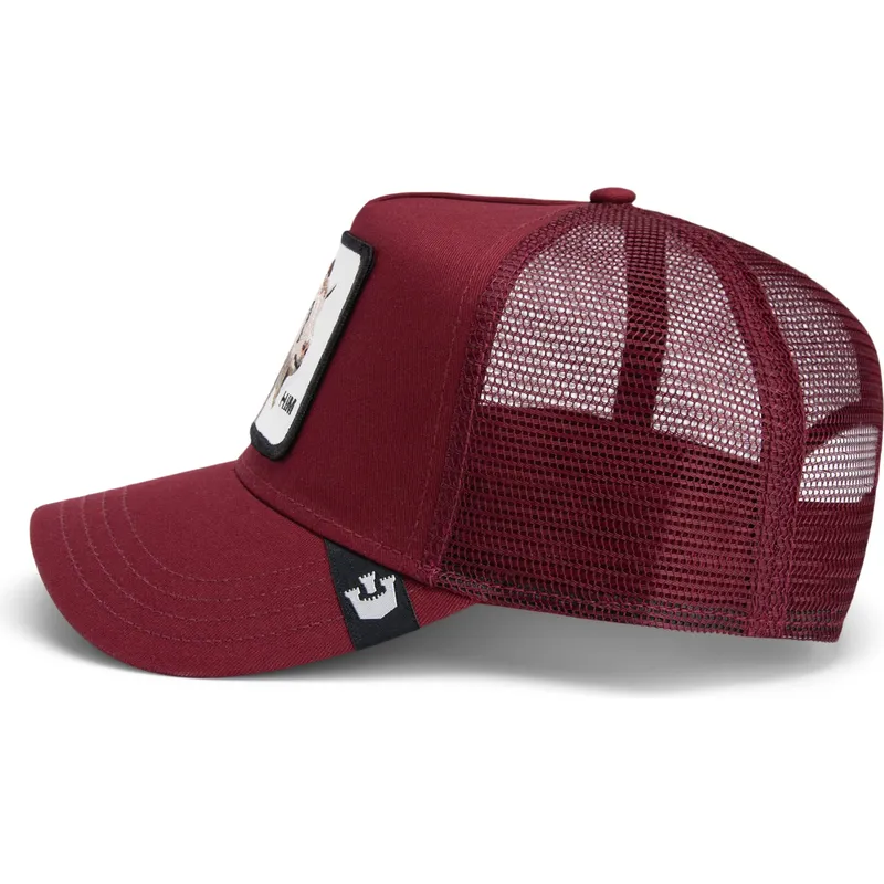 rote-trucker-kappe-ziege-himothy-core-combo-the-farm-von-goorin-bros
