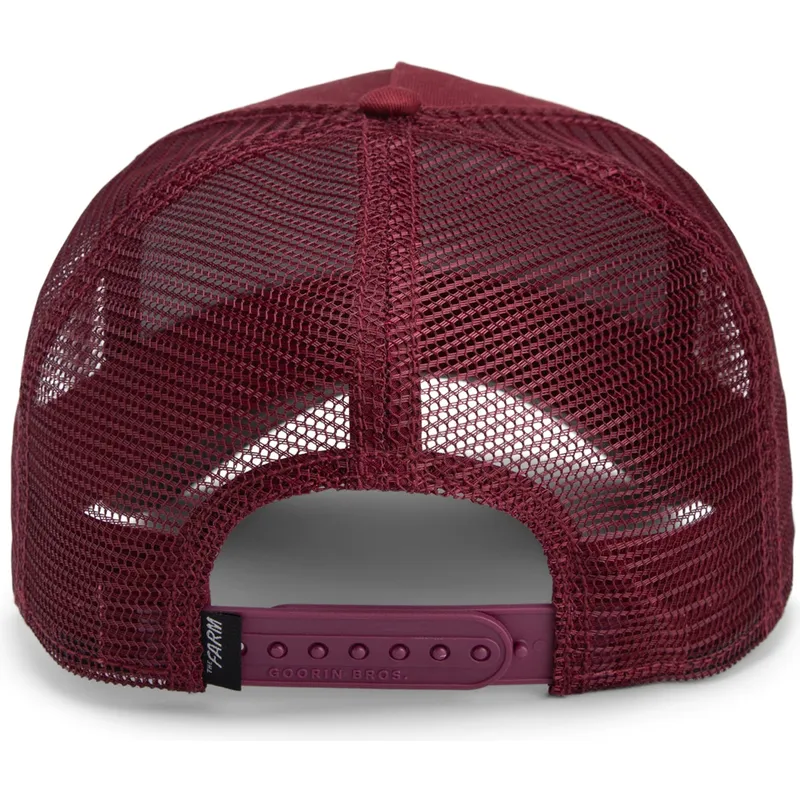 rote-trucker-kappe-ziege-himothy-core-combo-the-farm-von-goorin-bros