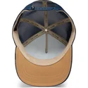 trucker-cap-grau-und-marineblau-the-bandit-coyote-global-core-denim-the-farm-von-goorin-bros