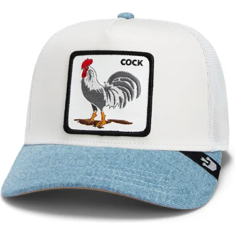 Mützen gebogen weiß snapback Cock Rooster Fan Institution Ball Club Global Core Denim The Farm Goorin Bros.
