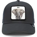 casquette-trucker-noire-elephant-the-big-elephant-global-core-the-farm-goorin-bros