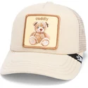 mutzen-gebogen-beige-snapback-fur-kinder-oso-der-peluche-cuddle-time-chroma-wave-the-farm-the-farm-von-goorin-bros