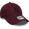 casquette-courbee-grenat-ajustable-9twenty-colour-pack-new-york-yankees-mlb-new-era