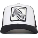 casquette-trucker-noire-et-blanche-zebre-extreme-the-farm-goorin-bros