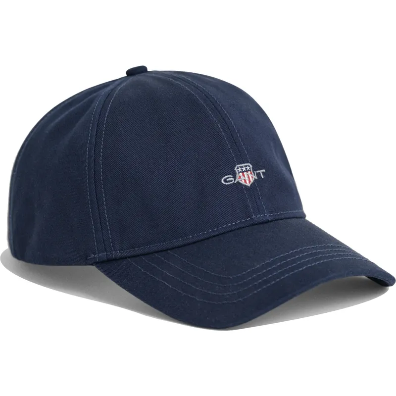 marineblaue-verstellbare-gebogene-kappe-shield-cotton-twill-marine-von-gant