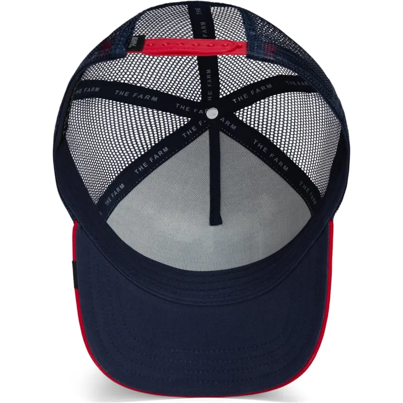 goorin-bros-cock-team-rooster-original-recipe-team-pride-the-farm-weisse-marineblaue-und-rote-trucker-mutze goorin-bros-cock-team-rooster-original-recipe-team-pride-the-farm-weisse-marineblaue-und-rote-trucker-mutze