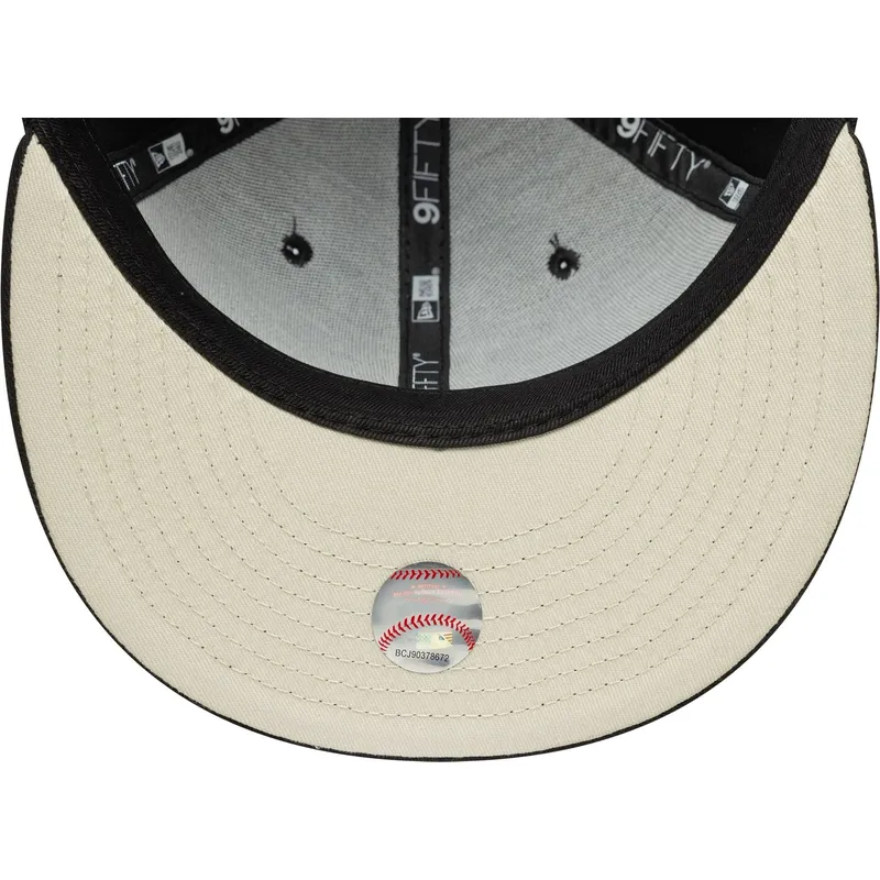 schwarze-flache-snapback-kappe-9fifty-floral-der-los-angeles-dodgers-mlb-von-new-era schwarze-flache-snapback-kappe-9fifty-floral-der-los-angeles-dodgers-mlb-von-new-era