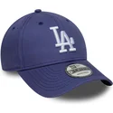 casquette-courbee-violette-ajustable-9forty-league-essential-los-angeles-dodgers-mlb-new-era