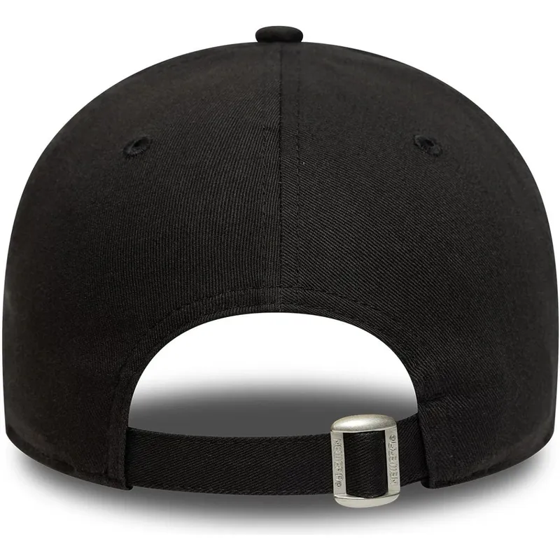 schwarze-verstellbare-curved-cap-mit-blauem-logo-9forty-league-essential-der-new-york-yankees-mlb-von-new-era