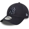 marineblaue-verstellbare-curved-cap-mit-marineblauen-logo-9forty-team-outline-der-new-york-yankees-mlb-von-new-era