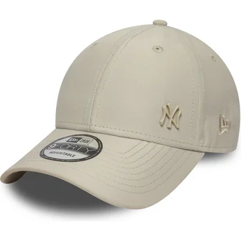 Mützen gebogen beige verstellbares band 9FORTY Tonal Flawless der New York Yankees MLB von New Era