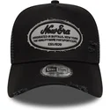 schwarze-trucker-kappe-a-frame-oval-distress-patch-von-new-era
