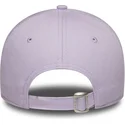 casquette-courbee-violette-ajustable-pour-femme-avec-logo-violet-9forty-league-essential-los-angeles-dodgers-mlb-new-era