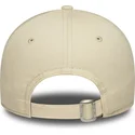 beige-verstellbare-curved-cap-fur-damen-9forty-floral-icon-der-los-angeles-dodgers-mlb-von-new-era