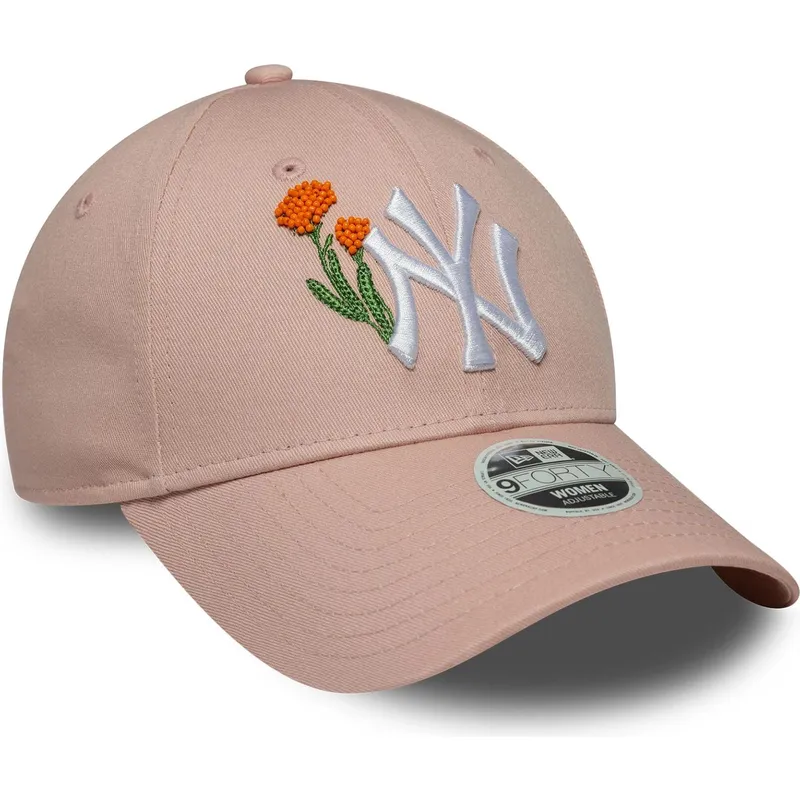 gebogene-rosa-verstellbare-damenkappe-9forty-beaded-der-new-york-yankees-mlb-von-new-era gebogene-rosa-verstellbare-damenkappe-9forty-beaded-der-new-york-yankees-mlb-von-new-era