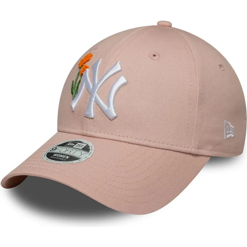 gebogene-rosa-verstellbare-damenkappe-9forty-beaded-der-new-york-yankees-mlb-von-new-era gebogene-rosa-verstellbare-damenkappe-9forty-beaded-der-new-york-yankees-mlb-von-new-era