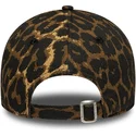 damen-verstellbare-leoparden-kurvenkappe-9twenty-outline-der-new-york-yankees-mlb-von-new-era