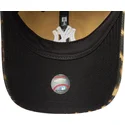 damen-verstellbare-leoparden-kurvenkappe-9twenty-outline-der-new-york-yankees-mlb-von-new-era