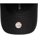 schwarze-verstellbare-curved-cap-fur-damen-mit-schwarzem-logo-9twenty-broderie-der-new-york-yankees-mlb-von-new-era