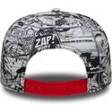 casquette-plate-noire-snapback-pour-enfant-9fifty-all-over-print-superman-dc-comics-new-era