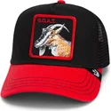 casquette-trucker-noire-et-rouge-chevre-the-goat-steer-fab-farm-goorin-bros
