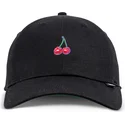 casquette-courbee-noire-ajustable-do-nothing-club-dnc-cherry-djinns