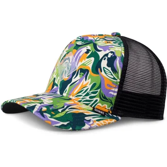 Casquette trucker multicolore HFT Hawaiian Animals Djinns